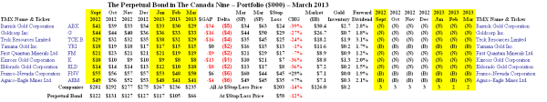 The Canada Nine - Portfolio Summary